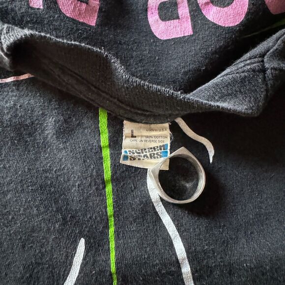 Vintage 1988 80s Bob Dylan Tour Rock Band G E Smith Tour Black T-Shirt Large - Picture 4 of 6